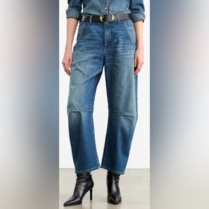 Nili Lotan Blue Ankle & Cropped Jeans